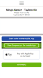 Mobile Screenshot of mingsgardentaylorsville.com